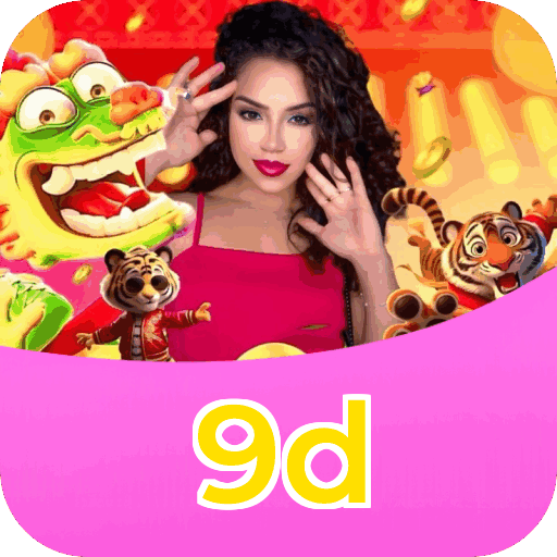 Interface do aplicativo 9d mostrando jogos disponíveis no iOS e Android